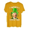 Alles Gute zum 4. Juli Verwirrt Lustiger Joe Biden St. Patricks Day T-Shirt