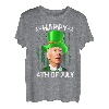 Alles Gute zum 4. Juli Verwirrt Lustiger Joe Biden St. Patricks Day T-Shirt