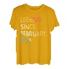 50 Jahre Vintage Legend seit Februar 1973 50. Geburtstag T-Shirt