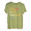 50 Jahre Vintage Legend seit Februar 1973 50. Geburtstag T-Shirt
