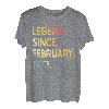 50 Jahre Vintage Legend seit Februar 1973 50. Geburtstag T-Shirt
