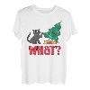 Weihnachtskatze WHAT? Lustige Katze Weihnachten T-Shirt