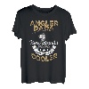 Herren Angler und Vater fischt Fische lustiges Angelsport T-Shirt