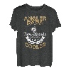 Herren Angler und Vater fischt Fische lustiges Angelsport T-Shirt