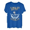 Herren Angler und Vater fischt Fische lustiges Angelsport T-Shirt