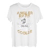 Herren Angler und Vater fischt Fische lustiges Angelsport T-Shirt