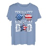Dad A Real American Hero USA Flagge 4. Juli Amerika Vater T-Shirt