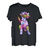Fox Terrier buntes Pop Art Porträt für Hundebesitzer T-Shirt