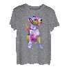 Fox Terrier buntes Pop Art Porträt für Hundebesitzer T-Shirt