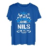 Nils Namensshirt mit lustigem König Spruch T-Shirt