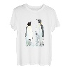 Pinguin Familie zwei Kinder - Pinguin T-Shirt