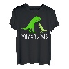 Papasaurus Rex Dinosaurier lustiges Papa Vater Geschenk T-Shirt