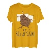 Offizielles Schlafshirt Schottisches Hochlandrind Kuh T-Shirt