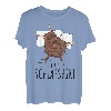 Offizielles Schlafshirt Schottisches Hochlandrind Kuh T-Shirt