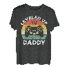 Leveled Up to Daddy Bald wird Papa Vater Geschenk T-Shirt