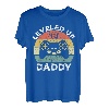 Leveled Up to Daddy Bald wird Papa Vater Geschenk T-Shirt