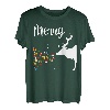 Weihnachten Rentier Elch Hirsche Partnerlook Paar Pärchen T-Shirt
