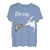Weihnachten Rentier Elch Hirsche Partnerlook Paar Pärchen T-Shirt