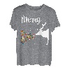 Weihnachten Rentier Elch Hirsche Partnerlook Paar Pärchen T-Shirt