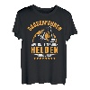 Herren Baggerfahrer Helden I Lustiges Bagger Minibagger Baufahrzeug T-Shirt