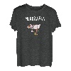 Müder Kaffee Flamingo mit Pantoffel T-Shirt I Büro Lustig T-Shirt
