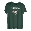 Müder Kaffee Flamingo mit Pantoffel T-Shirt I Büro Lustig T-Shirt