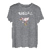 Müder Kaffee Flamingo mit Pantoffel T-Shirt I Büro Lustig T-Shirt