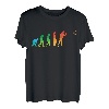 Darts Evolution Dartscheibe cooles Dartspieler Geschenk T-Shirt