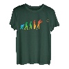 Darts Evolution Dartscheibe cooles Dartspieler Geschenk T-Shirt