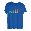 Darts Evolution Dartscheibe cooles Dartspieler Geschenk T-Shirt