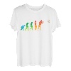 Darts Evolution Dartscheibe cooles Dartspieler Geschenk T-Shirt