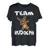 Team Rudolph Funny Xmas Dab Reindeer Deer Lover Gift Design T-Shirt
