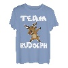Team Rudolph Funny Xmas Dab Reindeer Deer Lover Gift Design T-Shirt