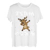 Team Rudolph Funny Xmas Dab Reindeer Deer Lover Gift Design T-Shirt