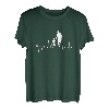 Mama Familie 2021 Lustig Bester Dad der Welt Herzschlag T-Shirt