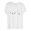 Mama Familie 2021 Lustig Bester Dad der Welt Herzschlag T-Shirt
