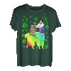 Faultier Riding Lama Einhorn Kleeblatt St. Patricks Day Kleeblatt T-Shirt