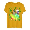 Faultier Riding Lama Einhorn Kleeblatt St. Patricks Day Kleeblatt T-Shirt