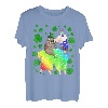 Faultier Riding Lama Einhorn Kleeblatt St. Patricks Day Kleeblatt T-Shirt