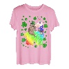 Faultier Riding Lama Einhorn Kleeblatt St. Patricks Day Kleeblatt T-Shirt