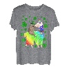 Faultier Riding Lama Einhorn Kleeblatt St. Patricks Day Kleeblatt T-Shirt