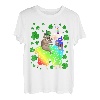 Faultier Riding Lama Einhorn Kleeblatt St. Patricks Day Kleeblatt T-Shirt