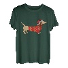 Dackel T-Shirt Teckel Dachshund Frohe Weihnachten Geschenk