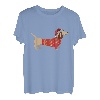 Dackel T-Shirt Teckel Dachshund Frohe Weihnachten Geschenk