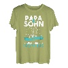 Papatagsgeschenk Herrentagsgeschenk Partnershirt Vater Sohn T-Shirt