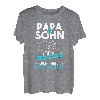 Papatagsgeschenk Herrentagsgeschenk Partnershirt Vater Sohn T-Shirt