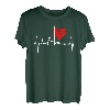 München Skyline Herzschlag Bayern Ich Liebe I Love Munich T-Shirt
