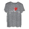 München Skyline Herzschlag Bayern Ich Liebe I Love Munich T-Shirt