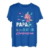 Herren Papa Der Geburtstags Meerjungfrau Geburtstags T-Shirt