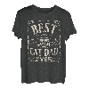 Herren Best Beer Lovin Cat Dad Ever Funny Birthday Fathers Day Gift T-Shirt